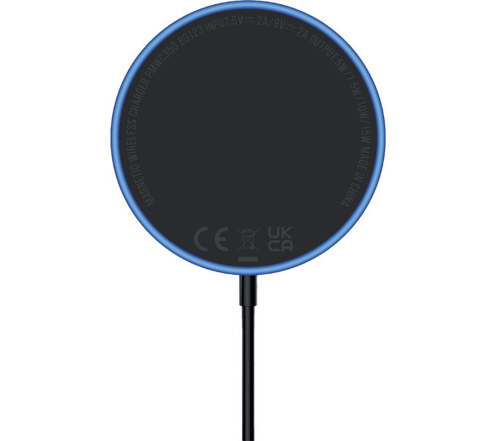 Pw3r Pmwc350 Qi 15 W Magnetic Wireless Charging Pad, Black