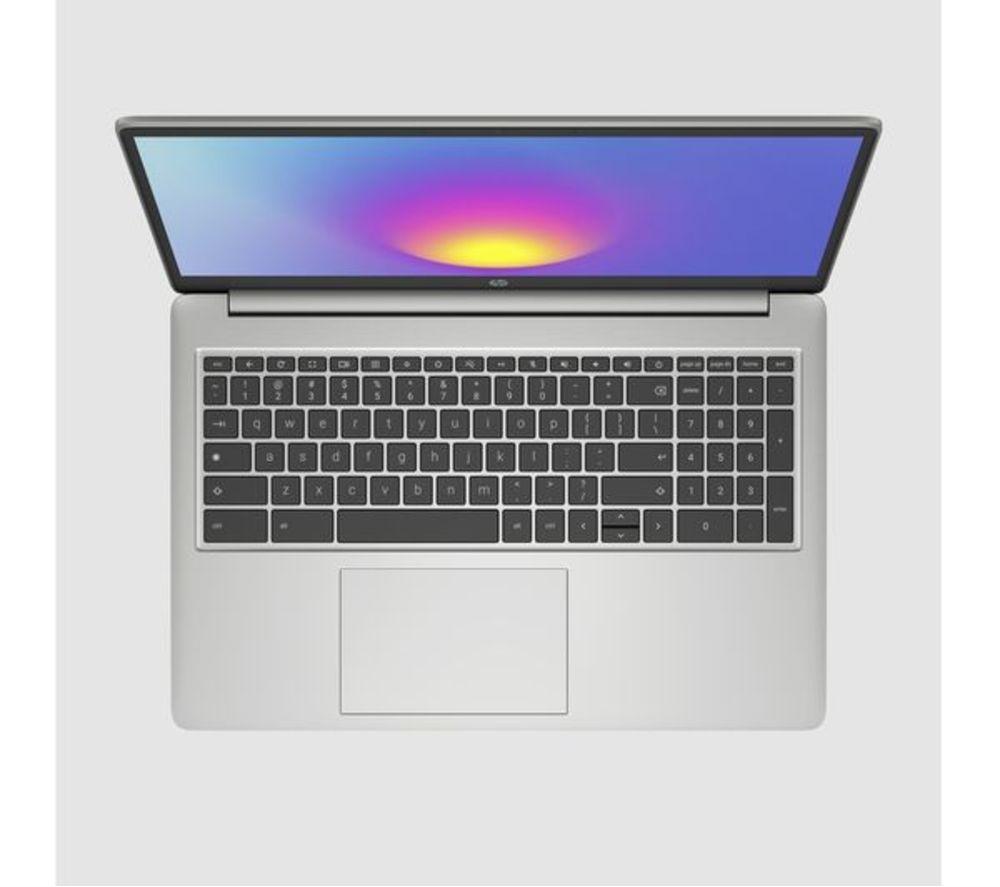 HP 15a-na0500sa 15.6" Refurbished Chromebook - Intel&reg; Pentium&reg;, 128 GB eMMC, Silver (Excellent Condition) image number 12 of 20