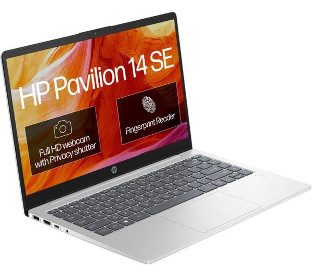 HP Pavilion SE 14 Refurbished Laptop - IntelCore? i3, 256 GB SSD, Silver (Excellent Condition), Si