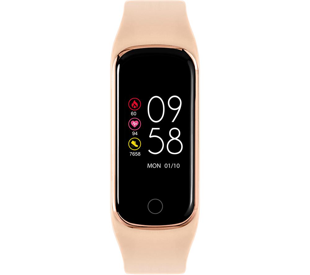 REFLEX ACTIVE Series 8 Fitness Tracker - Rose Gold & Pink, Silicone Strap, Pink