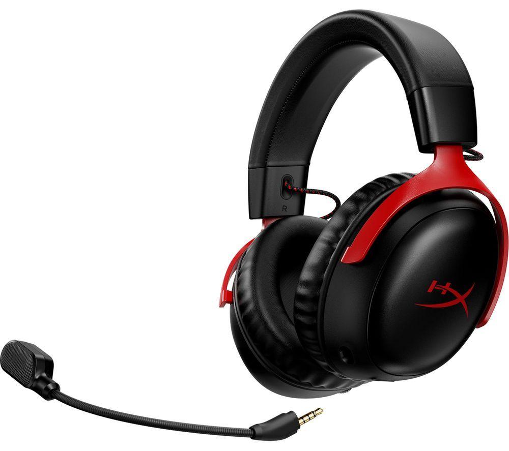 HYPERX Cloud III Wireless Gaming Headset Black and Red Call of Duty Modern Warfare III Bundle