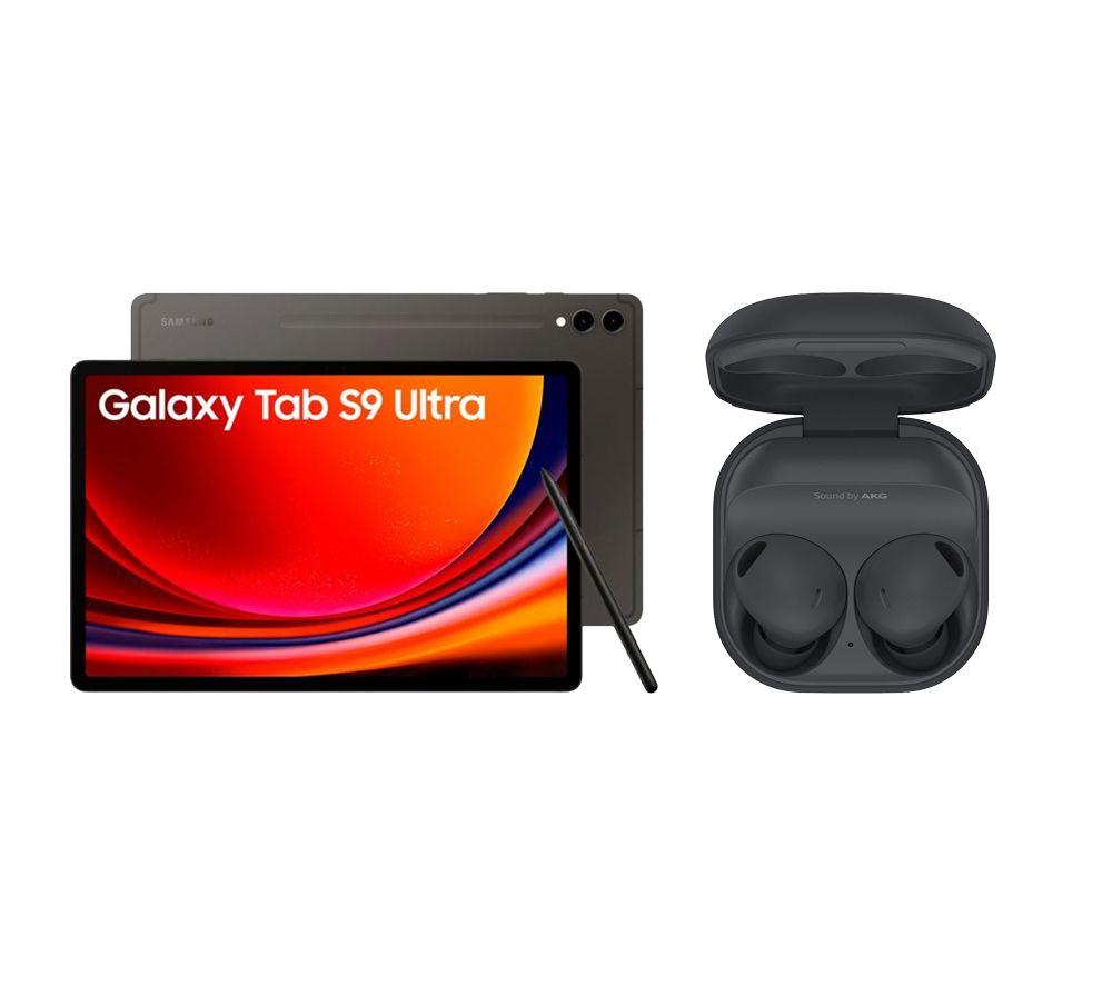 Samsung Galaxy Tab S9 Ultra 14.6 Tablet (512 GB, Graphite) & Galaxy Buds2 Pro Wireless Bluetooth No