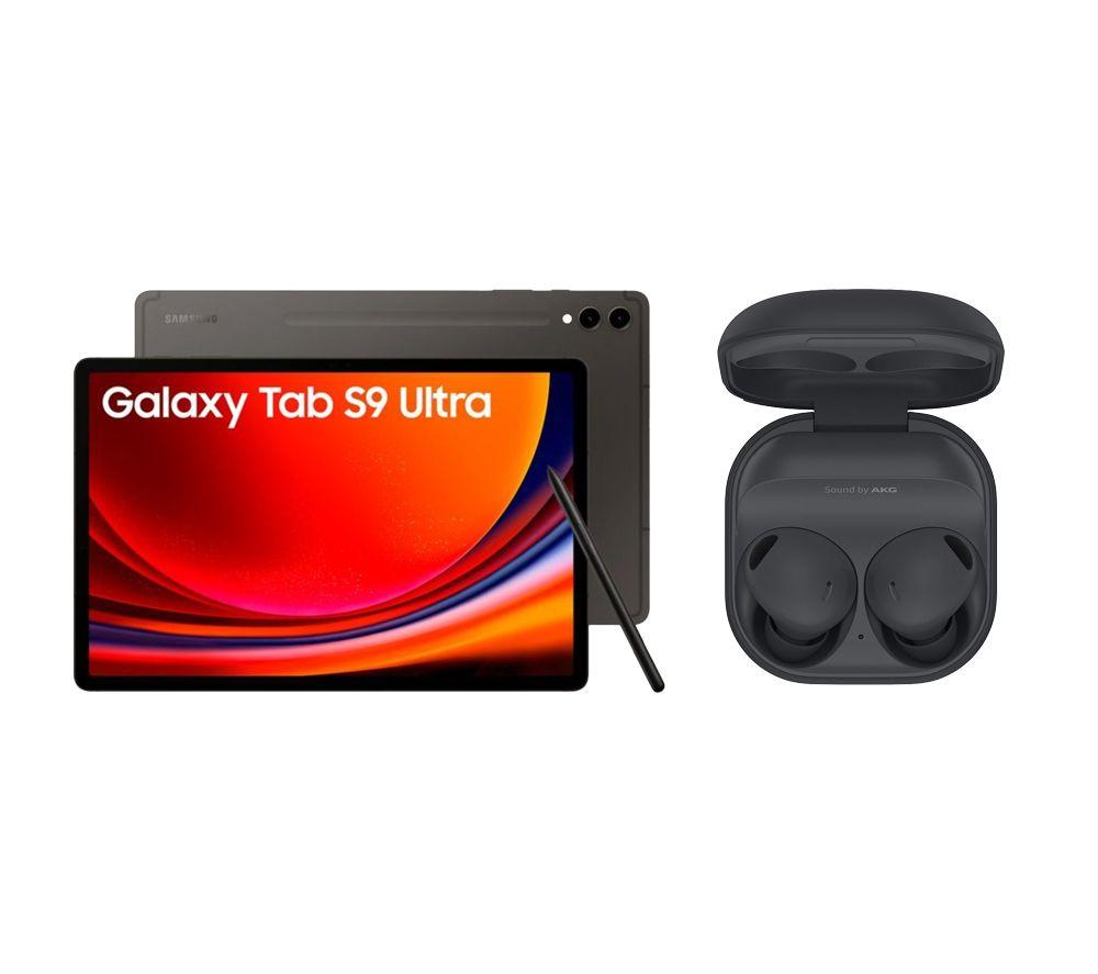 Samsung Galaxy Tab S9 Ultra 14.6 Tablet (1 TB, Graphite) & Galaxy Buds2 Pro Wireless Bluetooth Nois