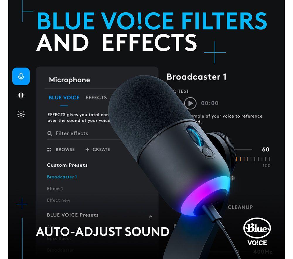 Buy LOGITECH Yeti GX USB Microphone - Graphite | Currys