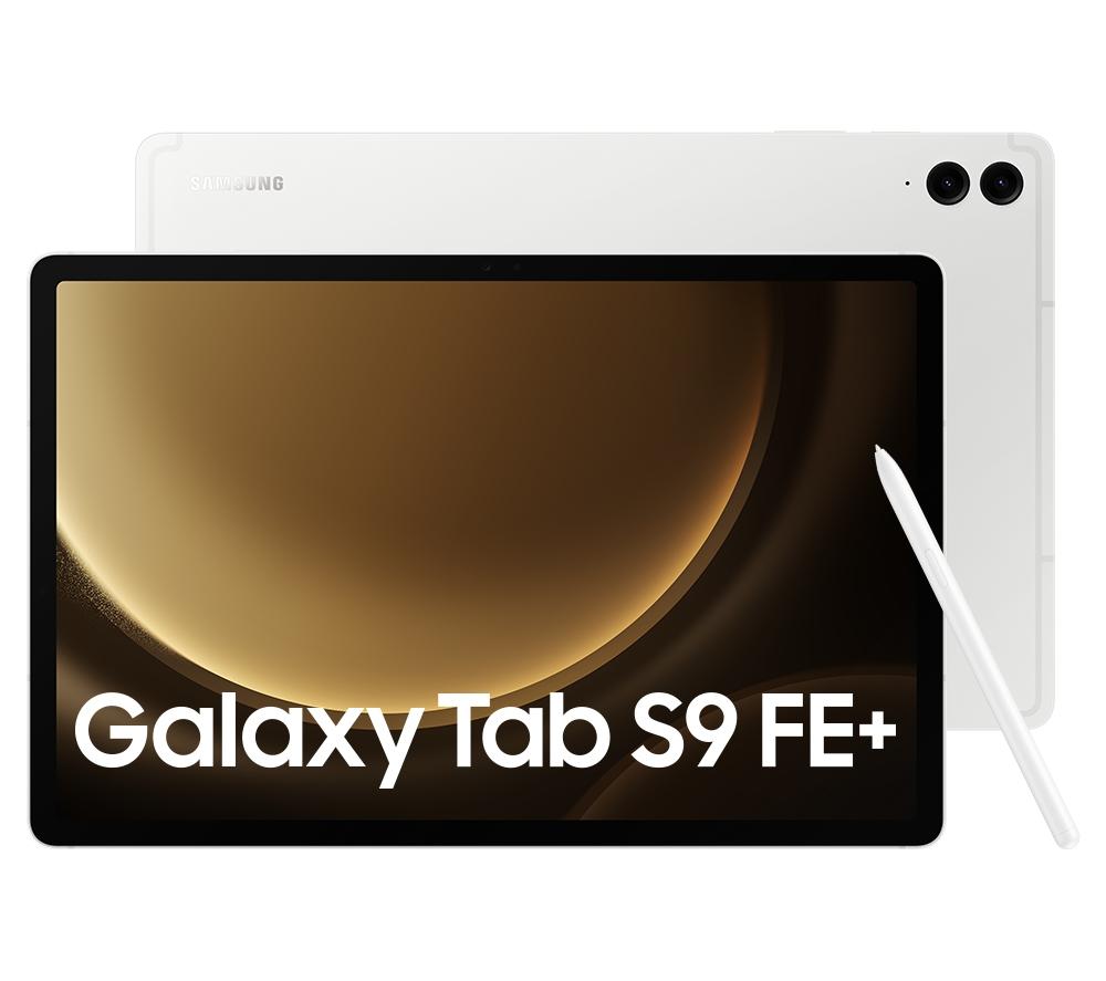 SAMSUNG Galaxy Tab S9 FE+ 12.4" Tablet - 256 GB, Silver