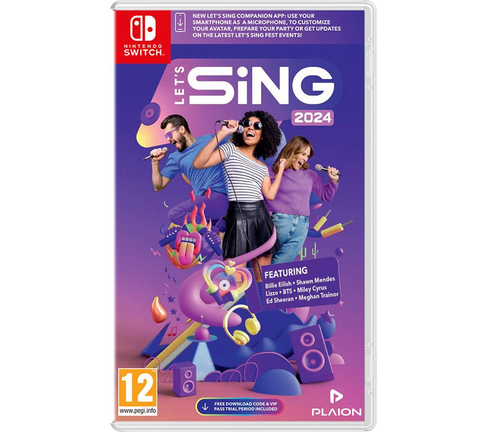 Let's sing on sale nintendo switch