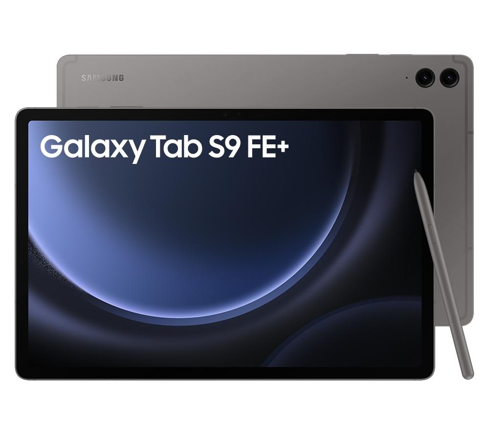 SAMSUNG Galaxy Tab S9 FE 12.4 5G Tablet - 128 GB, Grey, Silver/Grey