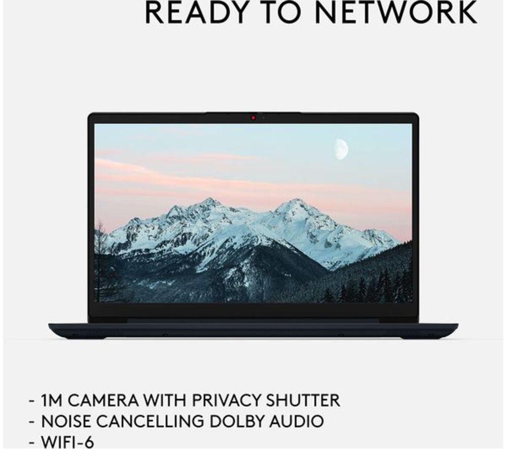 LENOVO IdeaPad 1 14" Refurbished Laptop - Intel&reg; Celeron&reg;, 128 GB SSD, Blue (Very Good Condition) image number 2 of 7