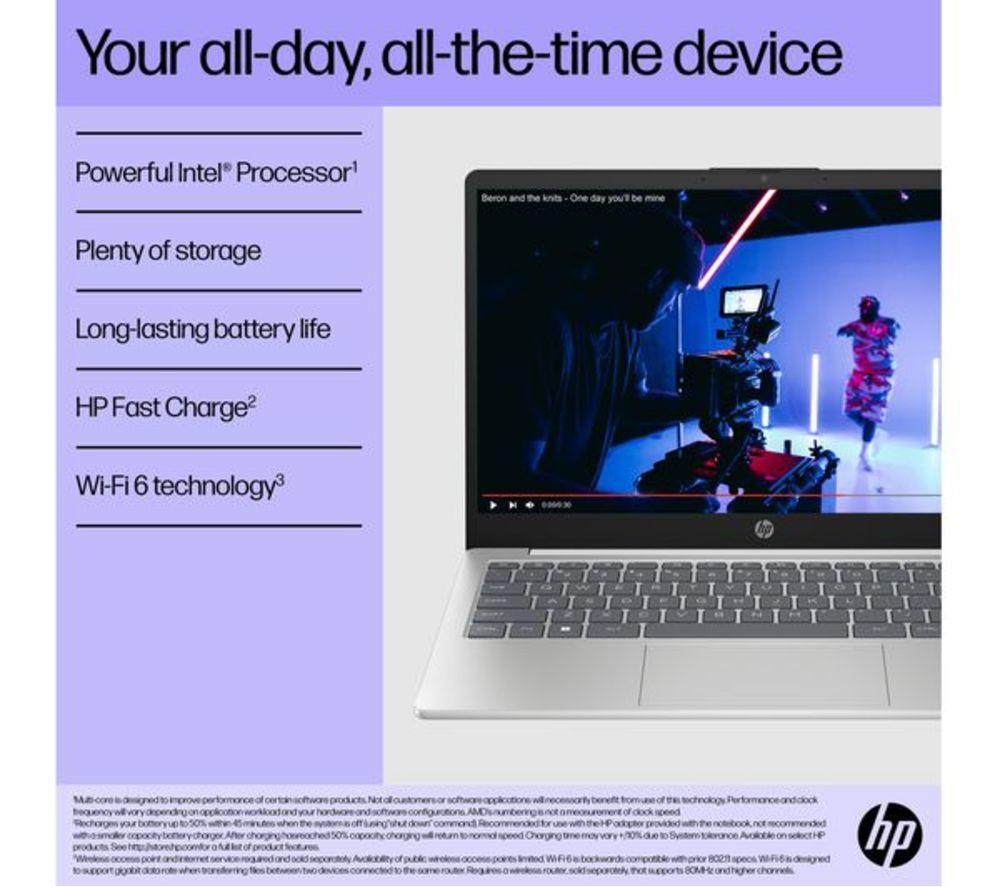 HP Pavilion SE 14" Refurbished Laptop - Intel&reg; Core&trade; i3, 256 GB SSD, Silver (Very Good Condition) image number 8 of 21