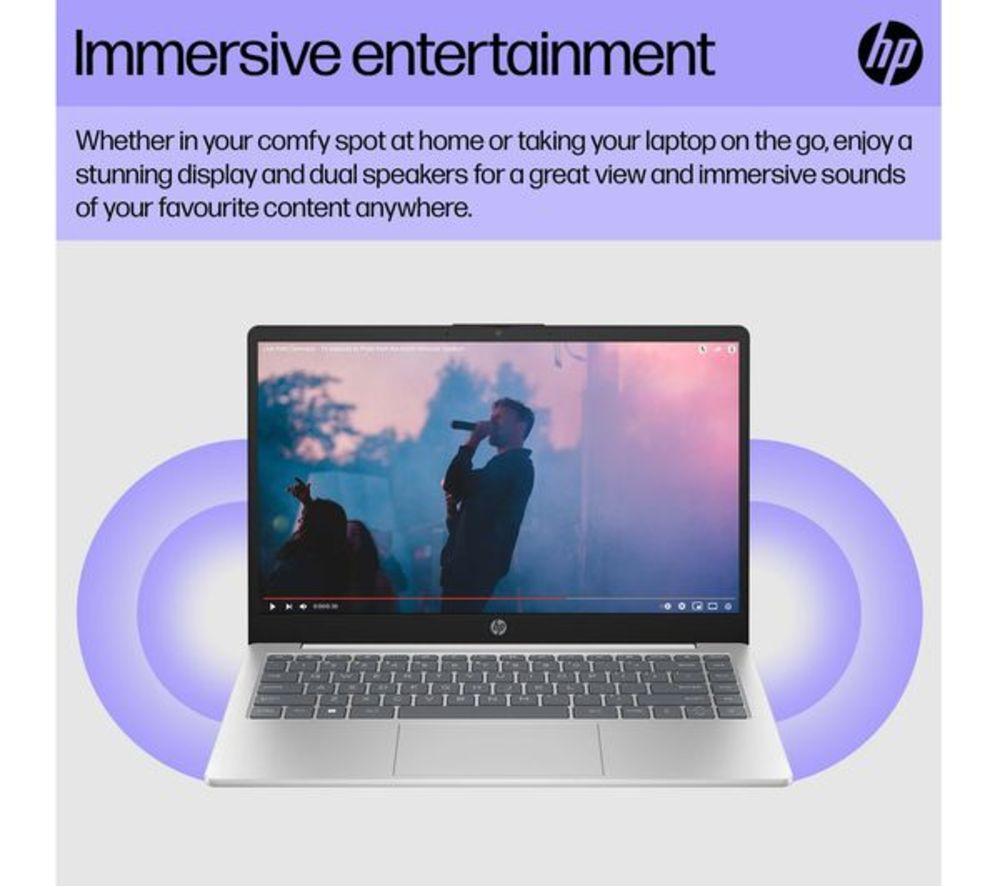 HP Pavilion SE 14" Refurbished Laptop - Intel&reg; Core&trade; i3, 256 GB SSD, Silver (Very Good Condition) image number 14 of 21