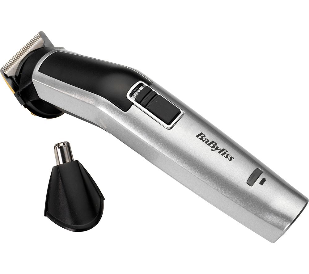 BABYLISS Men 7255U 10-in-1 Titanium Multi-Trimmer - Silver & Black image number 2 of 6