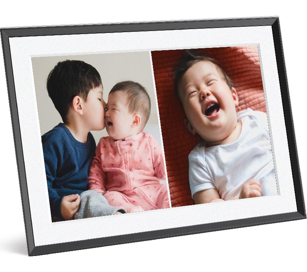 AURA Carver Mat 10.1" WiFi Digital Photo Frame - Black image number 2 of 8