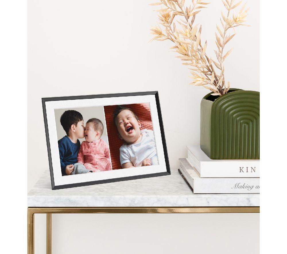 AURA Carver Mat 10.1" WiFi Digital Photo Frame - Black image number 7 of 8