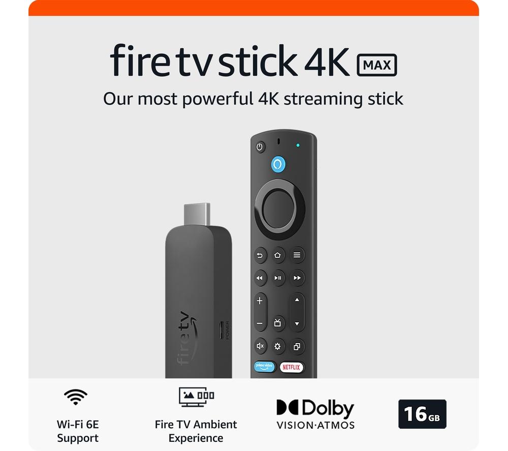 Fire TV Stick 4K Max with Alexa Voice Remote (2021)