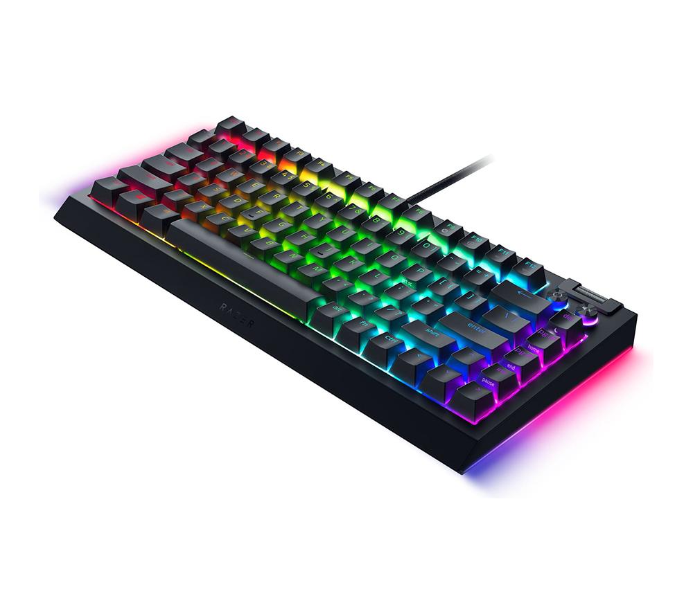 Razer キーボード black whidou Buy RAZER BlackWidow V4 75% Mechanical Gaming Keyboard - Black