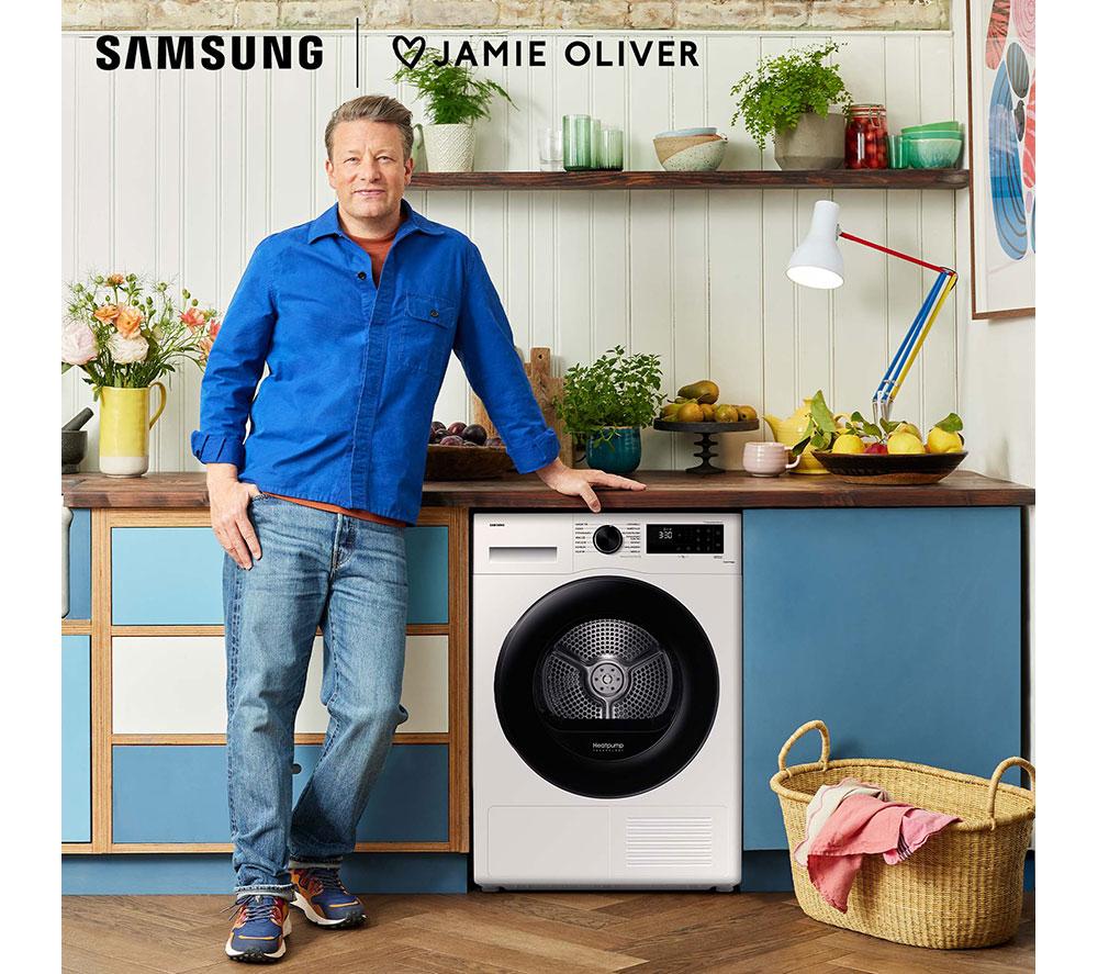 SAMSUNG Series 5 AI Energy DV90CGC0A0AEEU 9 kg Heat Pump Tumble Dryer - White image number 9 of 9