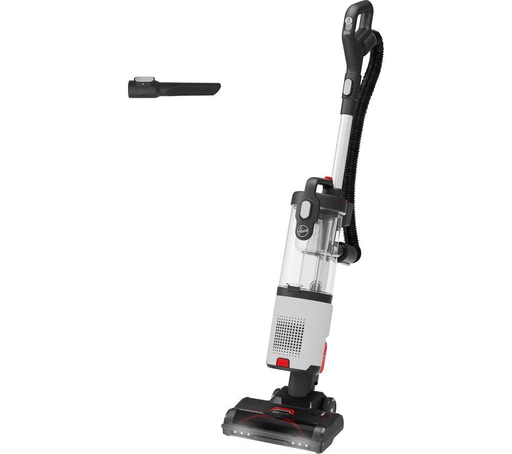 HOOVER HL4 Push&Lift HL410HM Upright Bagless Vacuum Cleaner - Grey, Red & Titanium, Blue,Silver/Grey