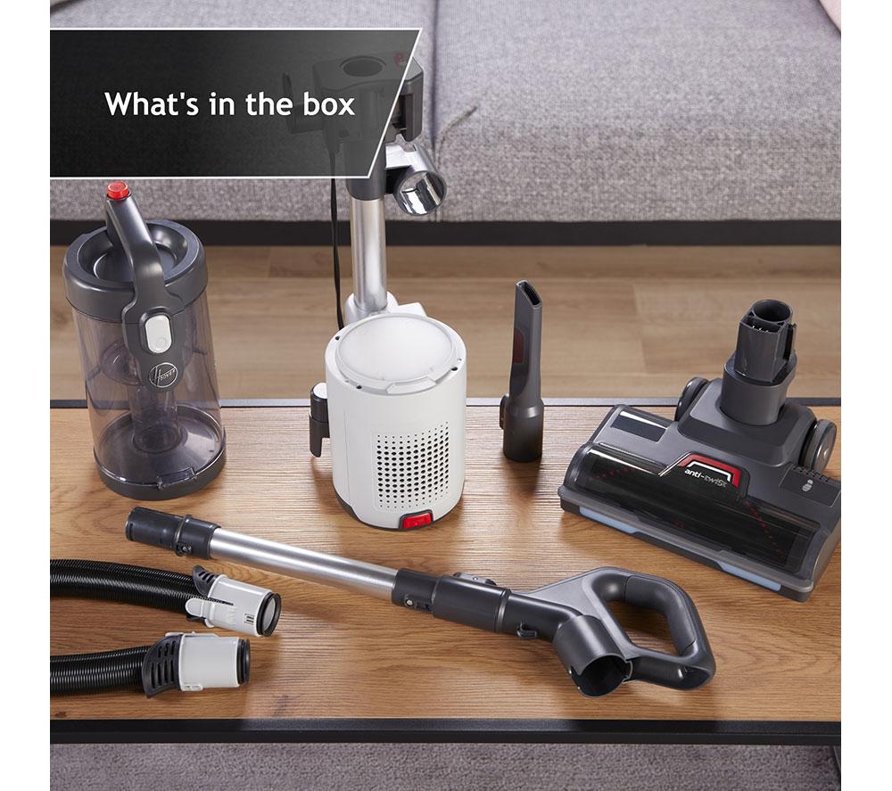 HOOVER HL4 Push&Lift HL410HM Upright Bagless Vacuum Cleaner - Grey, Red & Titanium image number 16 of 16