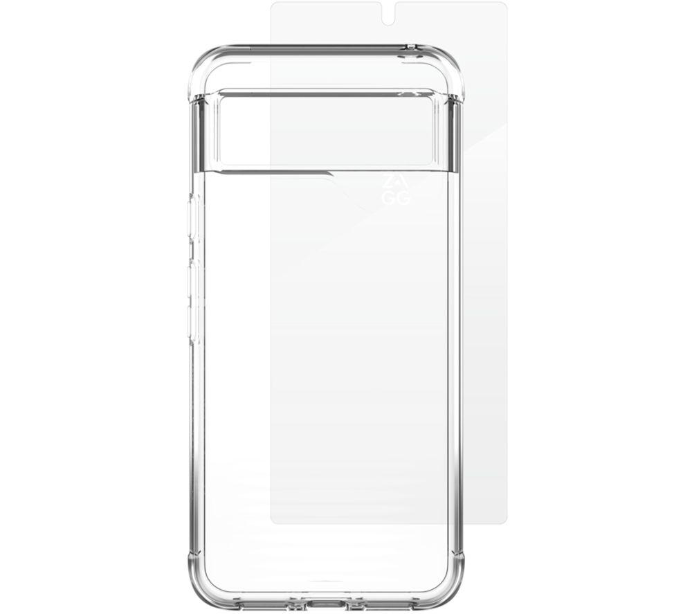 Buy ZAGG Pixel 8 Luxe Case & Screen Protector Bundle Clear Currys