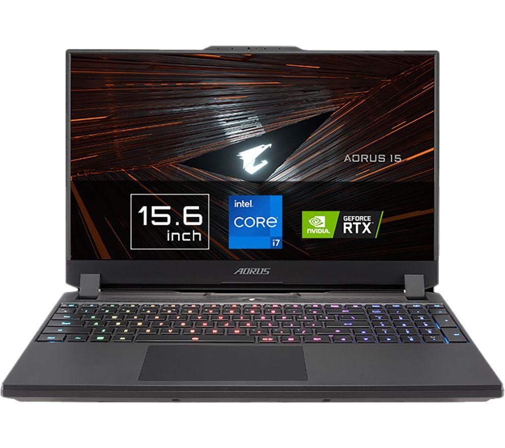 GIGABYTE AORUS 15 15.6" Gaming Laptop - Intel®Core i5, RTX 4060, 512 TB SSD, Black