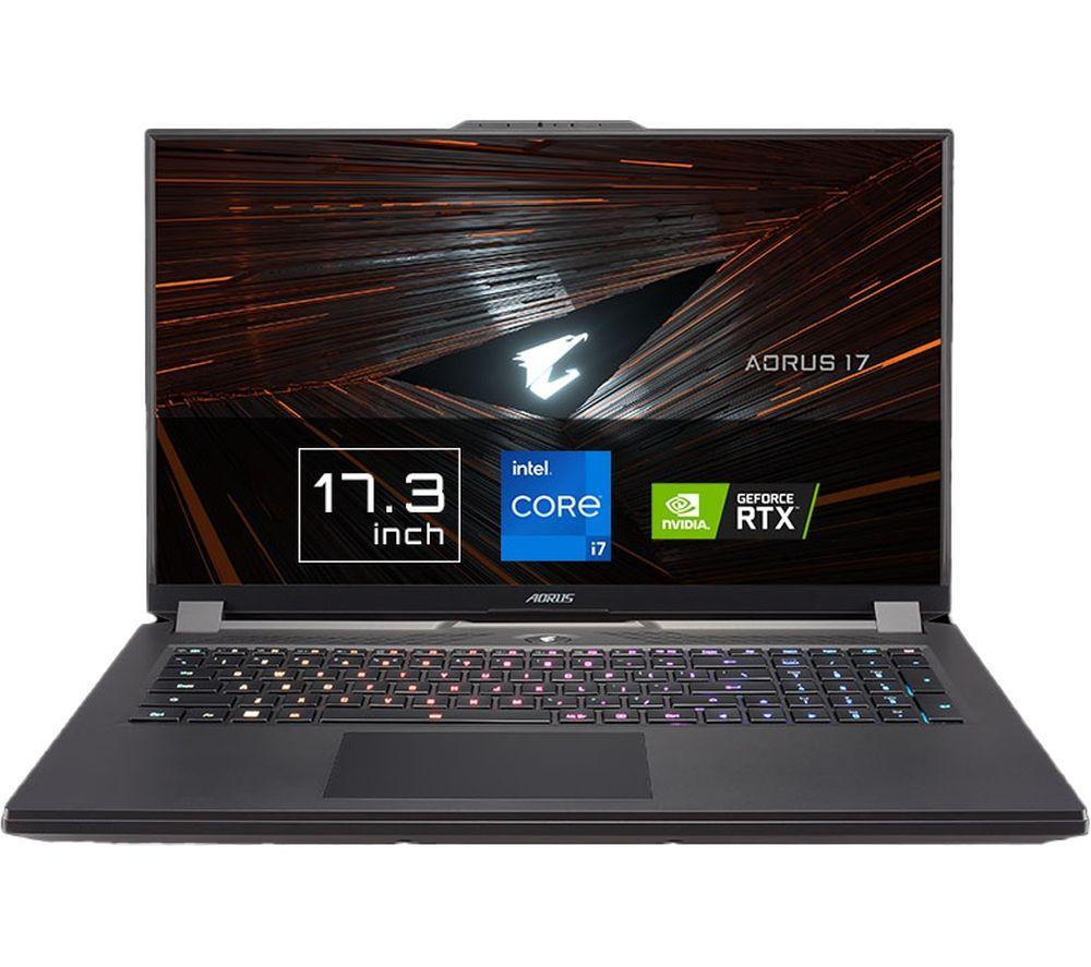 GIGABYTE AORUS 7 9KF 17.3 Gaming Laptop - IntelCore? i5, RTX 4060, 512 GB SSD, Black