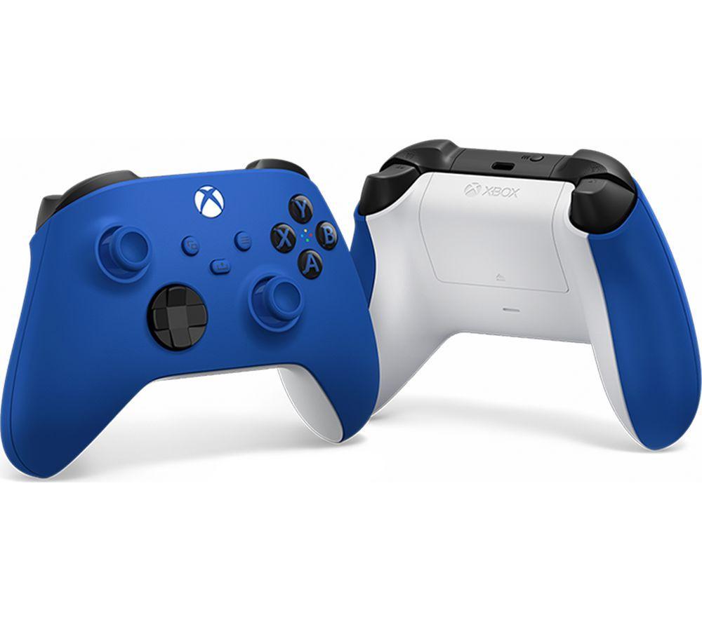 XBOX Wireless Controller (Blue) & VS2881 Xbox Series X/S & Xbox One Twin Docking Station (Black) Bundle image number 4 of 7