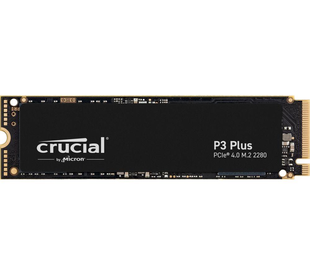 CRUCIAL P3 Plus Internal SSD - 4 TB, Black