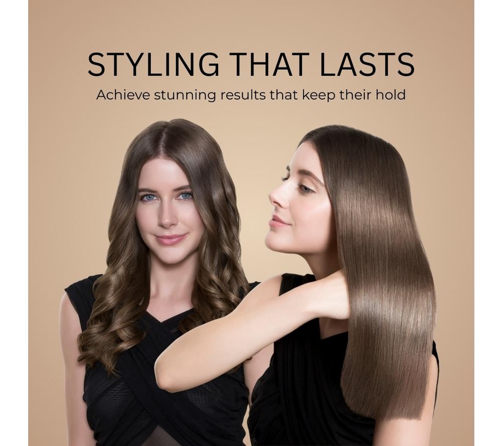PANASONIC Nanoe EH-HS99-K895 Hair Straightener - Black & Rose Gold image number 6 of 6