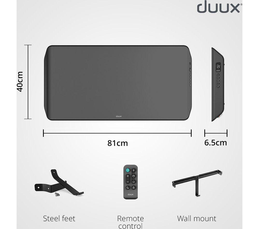 DUUX Edge 2000 DXCH24UK Smart Convector Heater - Grey image number 8 of 8