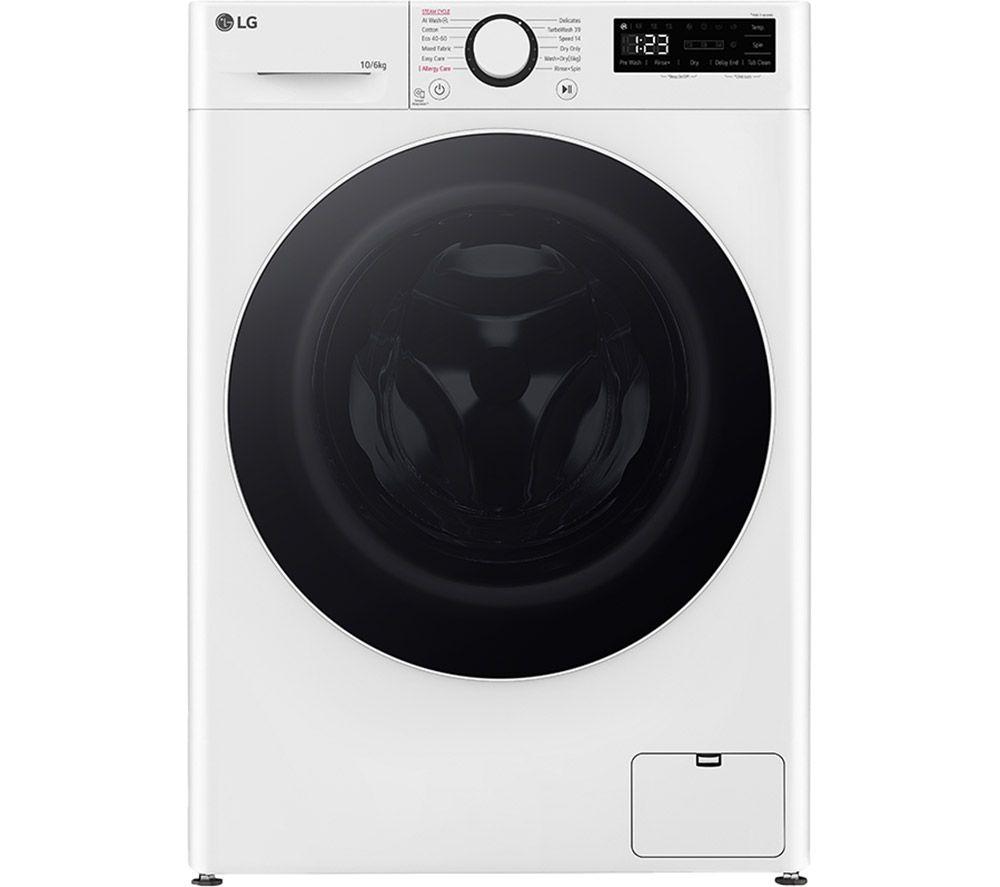 LG TurboWash360 with AI FWY706WWTN1 10 kg Washer Dryer - White