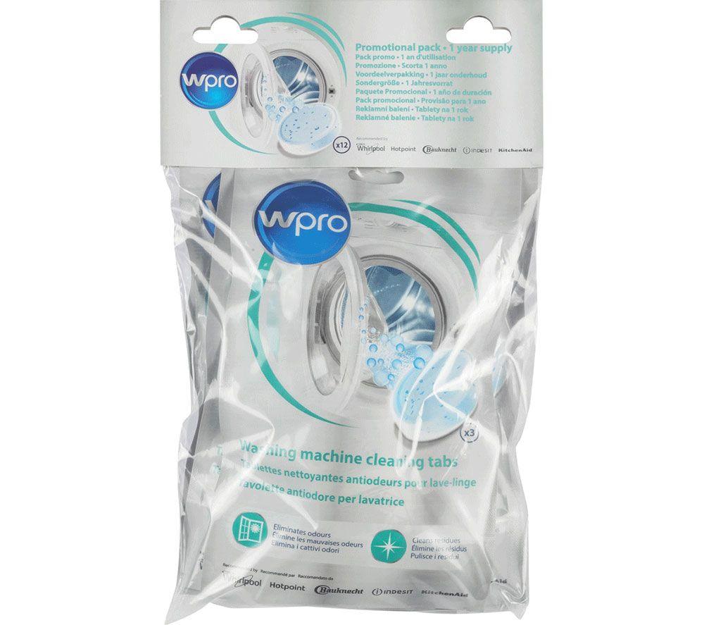 WPRO Washing Machine Cleaning Tablets - Pack of 12