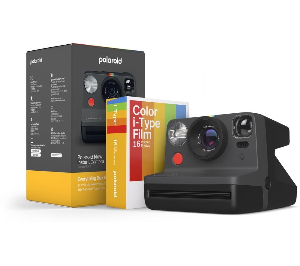 Polaroid Everything Box Now Gen 2 Instant Camera - Black