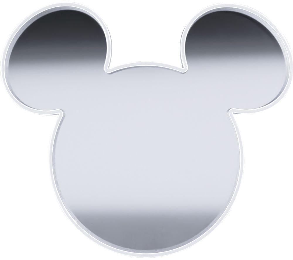 YELLOWPOP Disney Mickey Mouse LED Wall Lamp Mirror - White & Silver image number 4 of 4