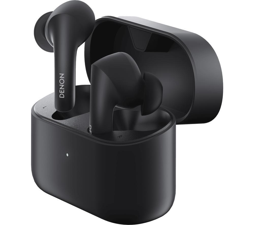 DENON AH-C630W Wireless Bluetooth Earbuds - Black, Black