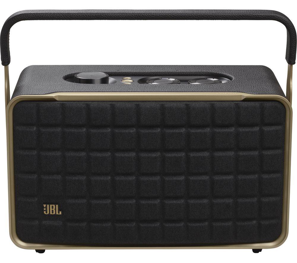 JBL Authentics 300 Portable Wireless Multi-room Speaker with Google Assistant & Amazon Alexa - Black, Black
