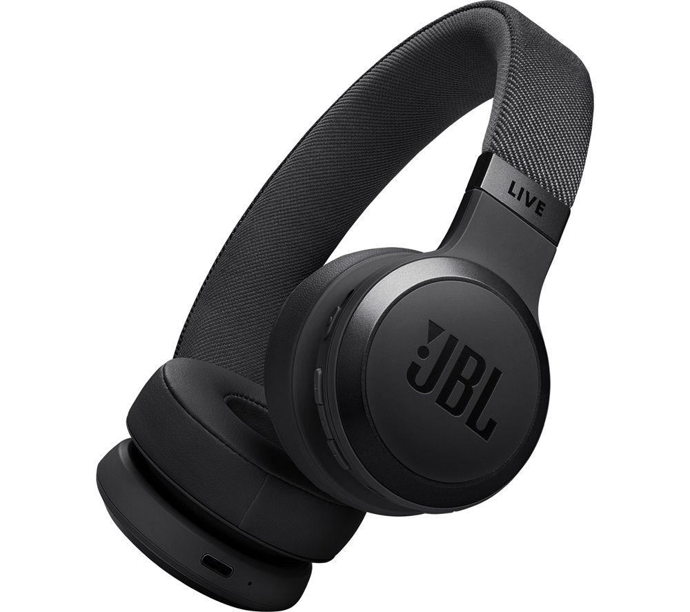 JBL Live 670NC Wireless Bluetooth Noise-Cancelling Headphones - Black, Black