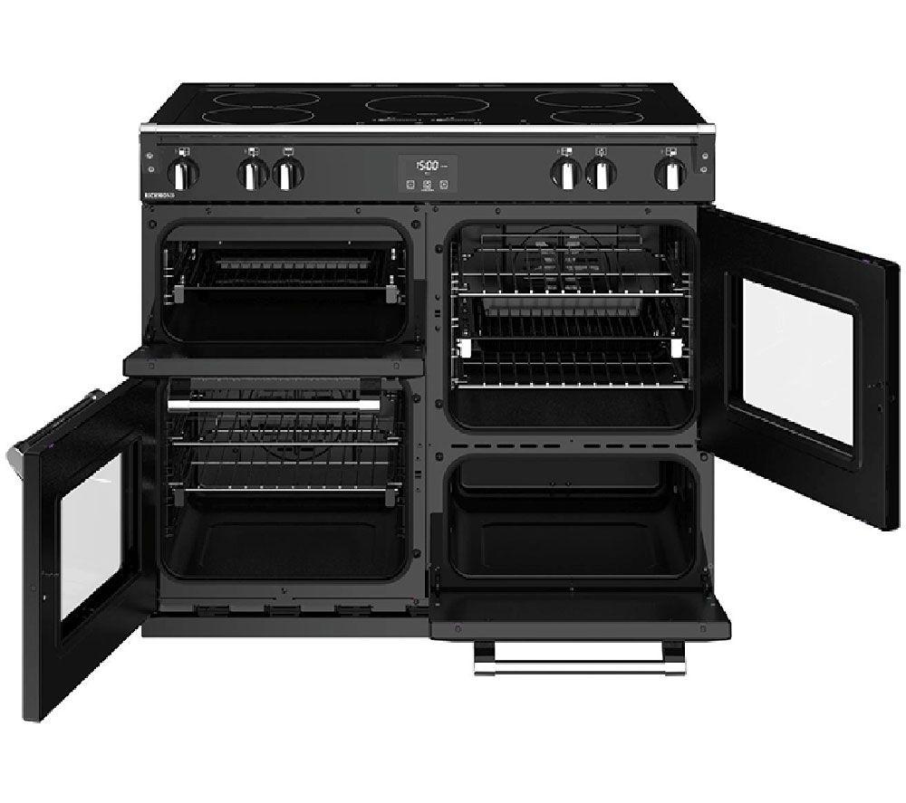 STOVES ST Richmond S1000Ei MK22 Electric Induction Range Cooker - Anthracite & Chrome image number 2 of 2