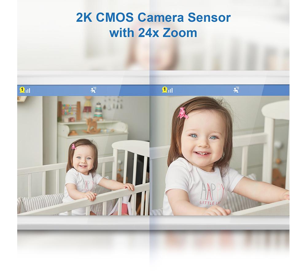 VTECH RM5766HD 5" LCD Screen Smart Video Baby Monitor - White image number 15 of 15