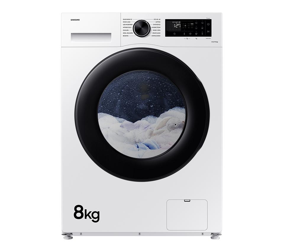 SAMSUNG Series 5 AI Energy WW80CGC04DAEEU WiFi-enabled 8 kg 1400 Spin Washing Machine - White