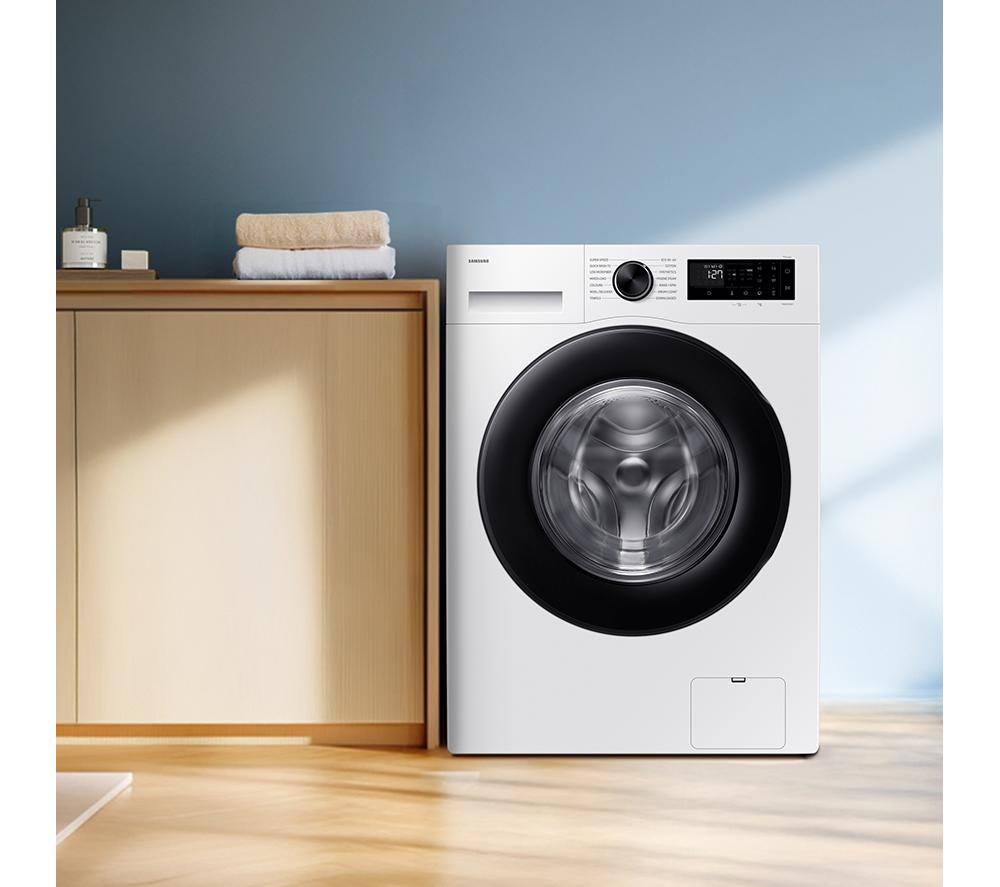 SAMSUNG Series 5 Ecobubble WW80CGC04DAEEU WiFi-enabled 8 kg 1400 Spin Washing Machine - White image number 11 of 12