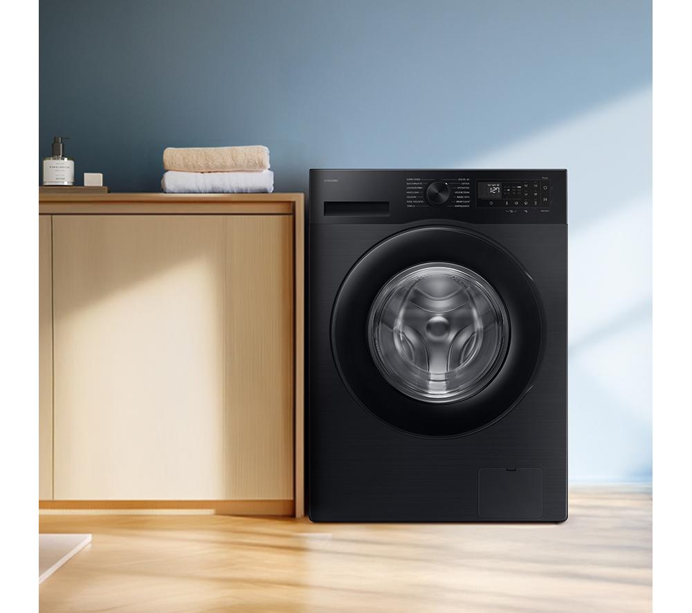 SAMSUNG Series 5 Ecobubble WW80CGC04DABEU8 WiFi-enabled 8 kg 1400 Spin Washing Machine - Black image number 11 of 12