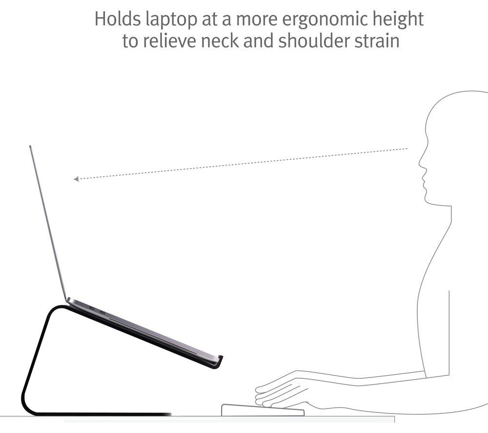 TWELVE SOUTH Curve Laptop Stand for MacBook - Black image number 3 of 3