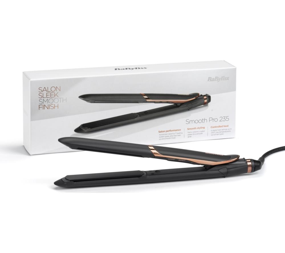 BABYLISS Smooth Pro 235 Hair Straightener - Black image number 10 of 10