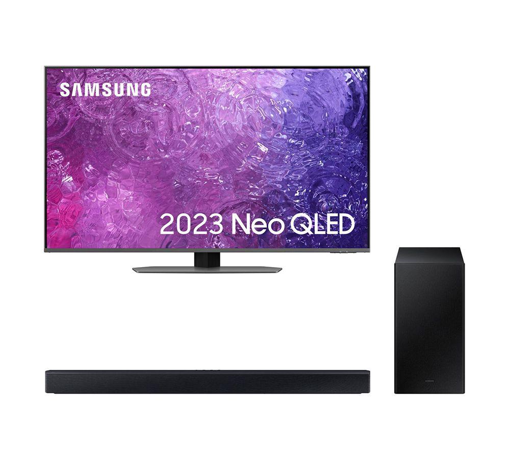 50" Samsung QE50QN90CATXXU  Smart 4K Ultra HD HDR Neo QLED TV & HW-C450/XU 2.1 Wireless Sound Bar Bundle review