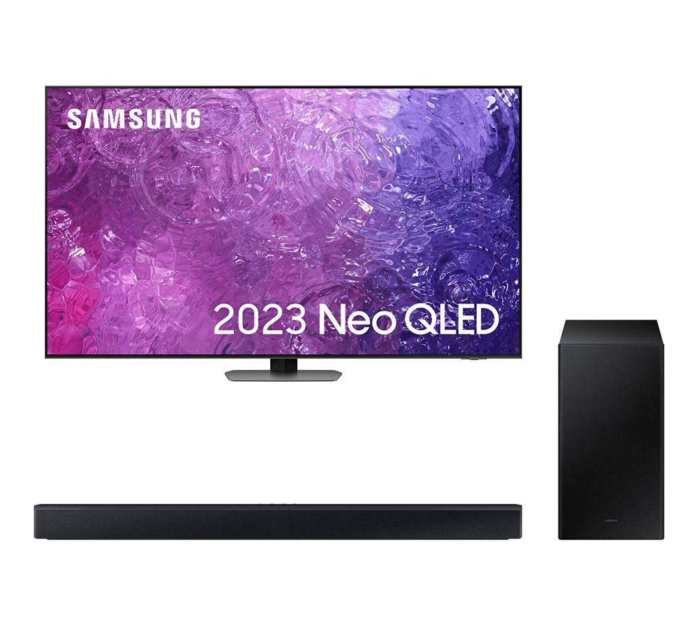 75" Samsung QE75QN90CATXXU  Smart 4K Ultra HD HDR Neo QLED TV & HW-C450/XU 2.1 Wireless Sound Bar Bundle review
