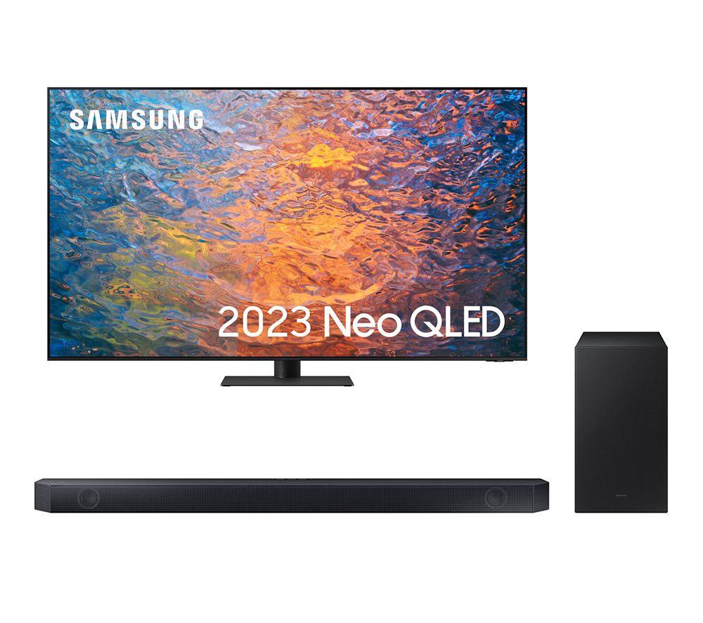 85" Samsung QE85QN95CATXXU  Smart 4K Ultra HD HDR Neo QLED TV & HW-Q60C/XU 3.1 Wireless Sound Bar Bundle review