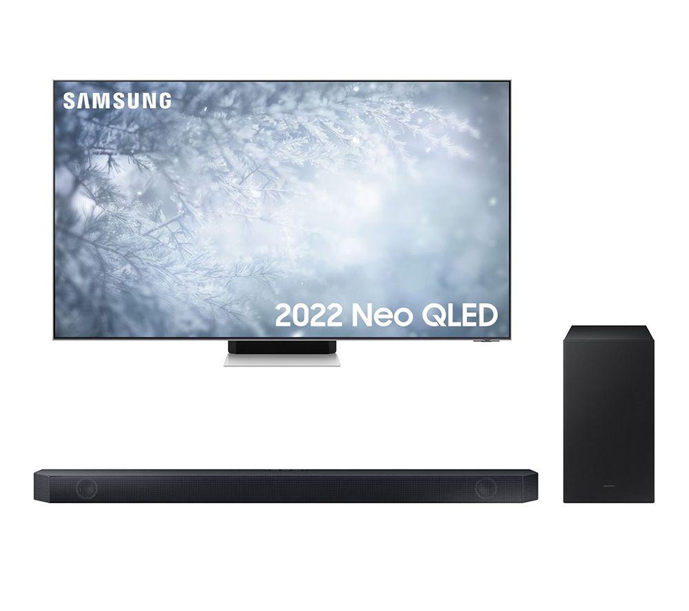 55" Samsung QE55QN95BATXXU  Smart 4K Ultra HD HDR Neo QLED TV & HW-Q60C/XU 3.1 Wireless Sound Bar Bundle review