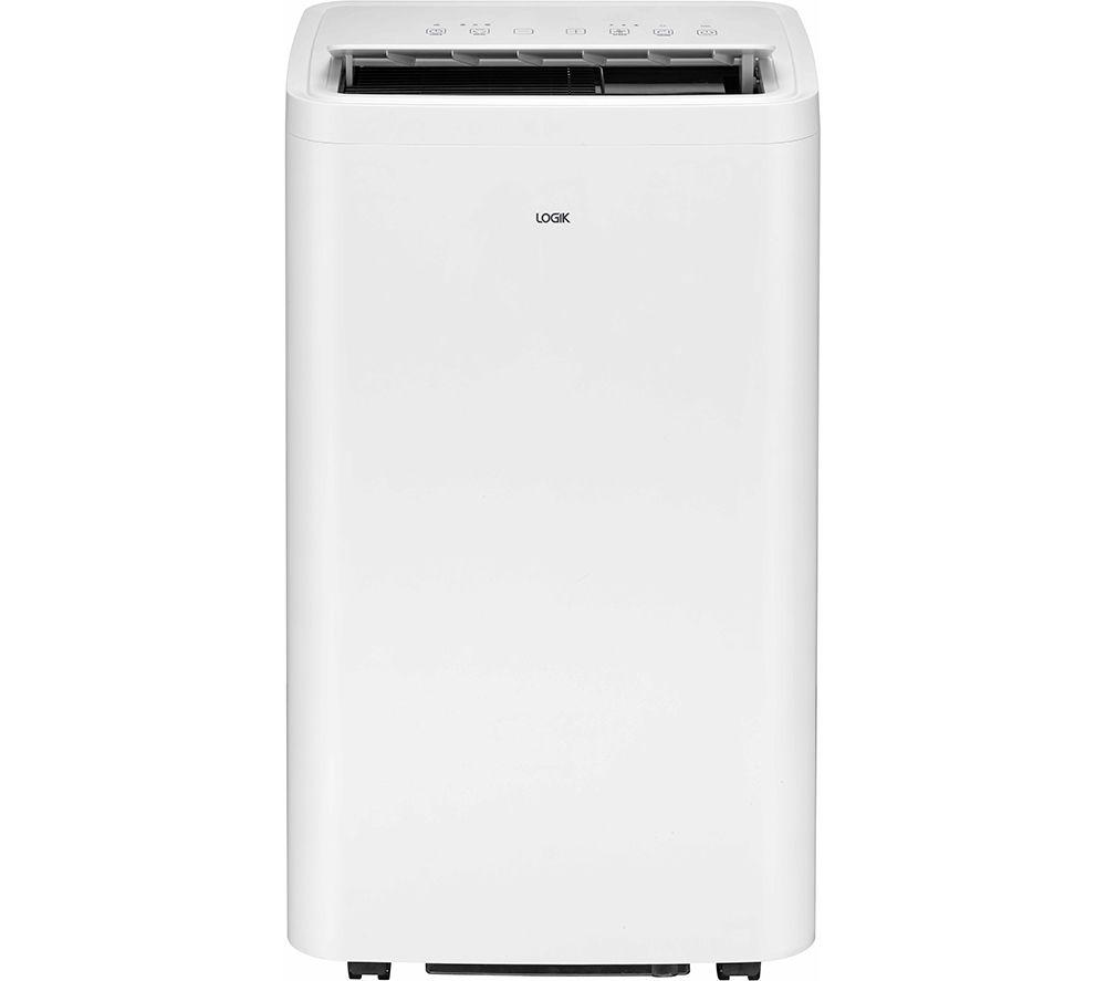 LOGIK LAC12C24 Portable Air Conditioner & Dehumidifier - White, White