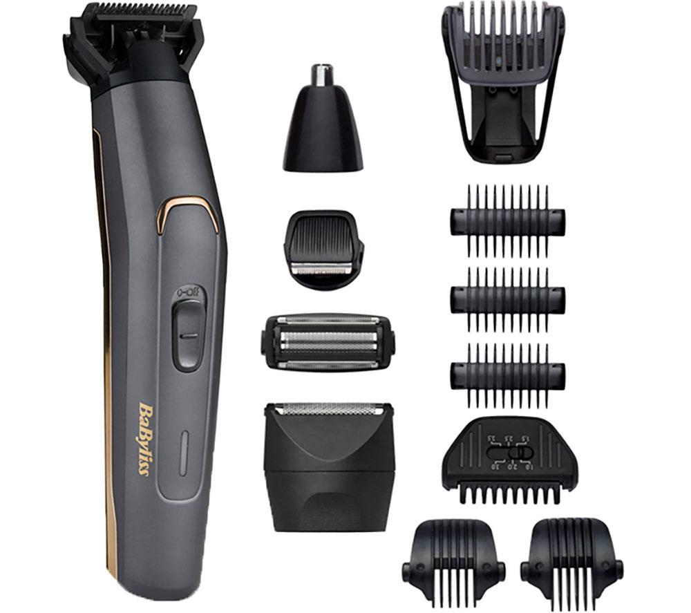 BABYLISS MT987U Graphite Precision 12-in-1 Multi-Trimmer - Graphite & Gold, Gold,Black