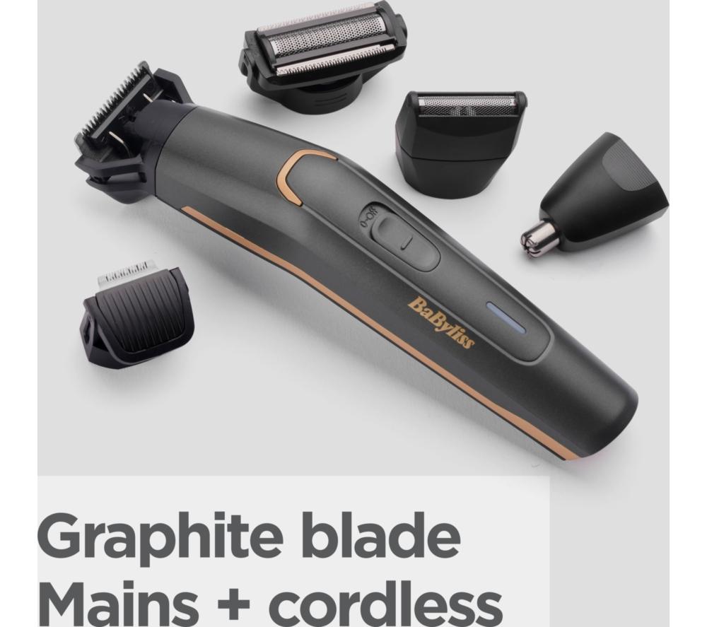 BABYLISS MT987U Graphite Precision 12-in-1 Multi-Trimmer - Graphite & Gold image number 7 of 12